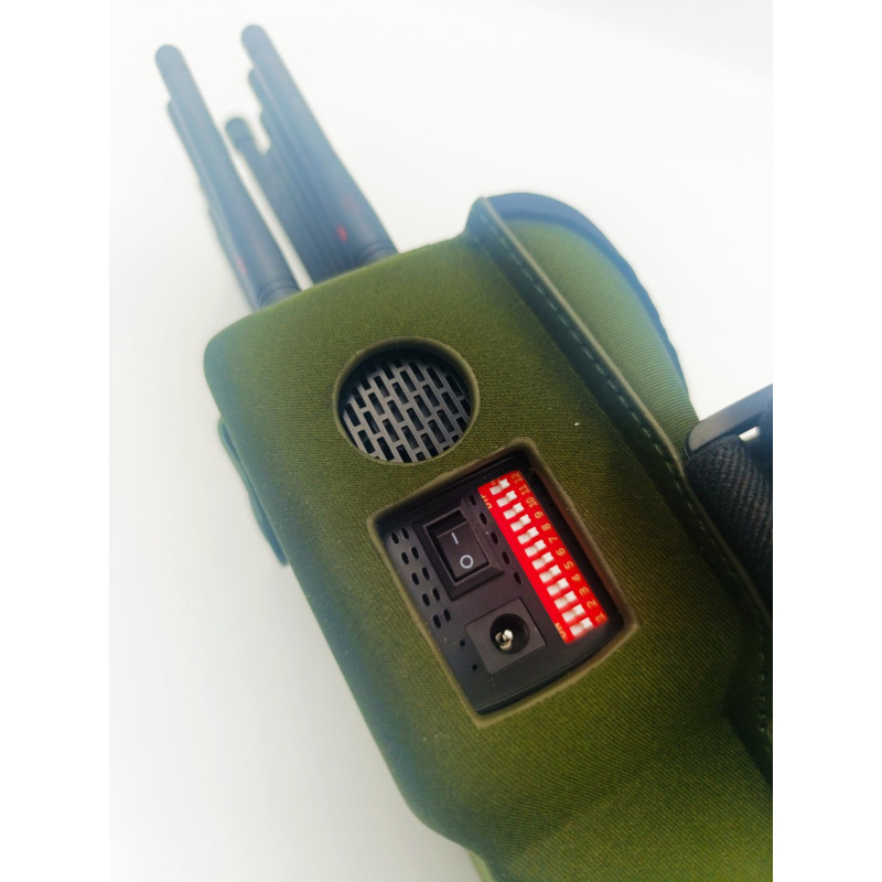 JYT-1260B – Портативний багатоканальний глушник мобільного зв’язку 2G, 3G, 4G, 5G, Wi-Fi, GPS, LoJack 12 ВТ (12 антен)