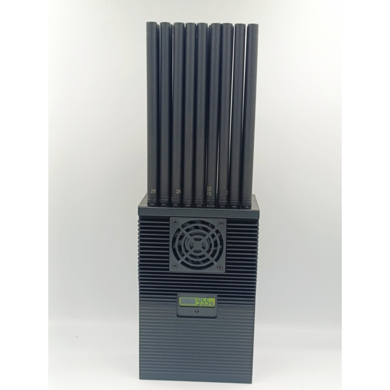 Новий портативний багатодіапазонний глушник P28plus | 5G/4G/3G/2G, Wi-Fi 2.4G/5G/6E, GPS, RC-315, RC-868, RC-433 та інші радіочастотні сигнали