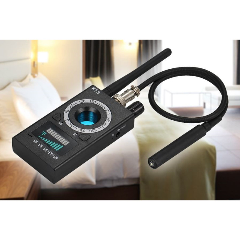 Детектор жучків GPS трекерів і прихованих відеокамер К18 (3 в 1!)