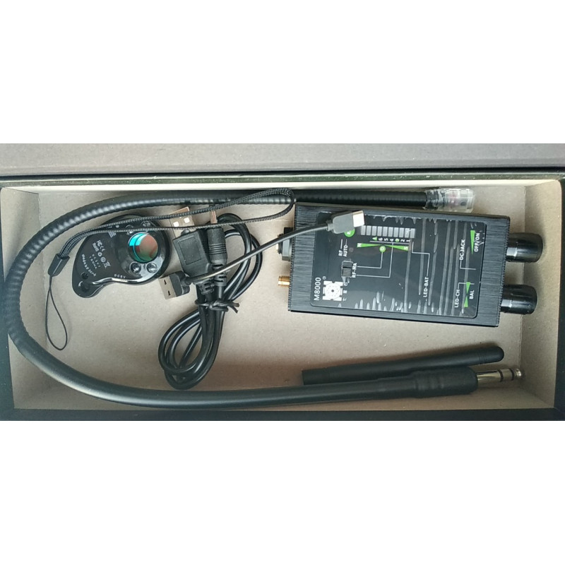 M8000 — детектор жучков, GPS трекеров и скрытых видеокамер