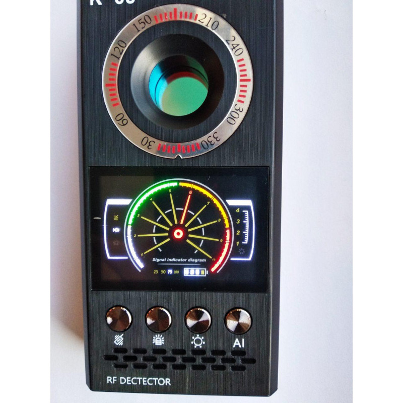 Детектор жучків GPS трекерів і прихованих відеокамер К68 (3 в 1!)