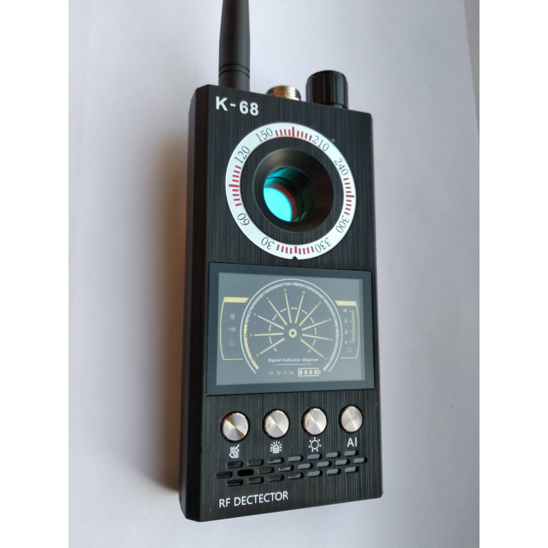 Детектор жучків GPS трекерів і прихованих відеокамер К68 (3 в 1!)