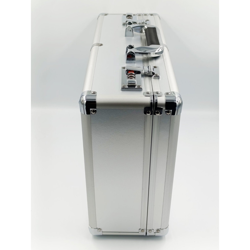 Металопластиковий кейс  БС 450×330×140мм | два кодові замки | поролоновий наповнювач