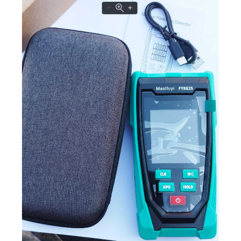 Лічильник Гейгера Mastfuyi FY8825 (радіаційний дозиметр) інструкція українською