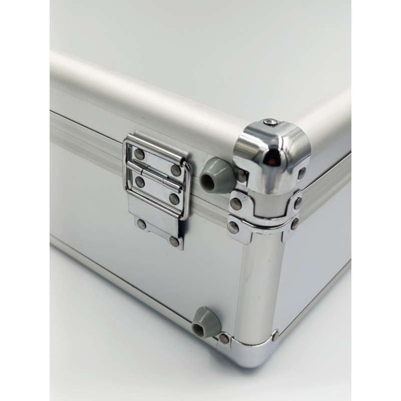 Металопластиковий кейс  БС 450×330×140мм | два кодові замки | поролоновий наповнювач