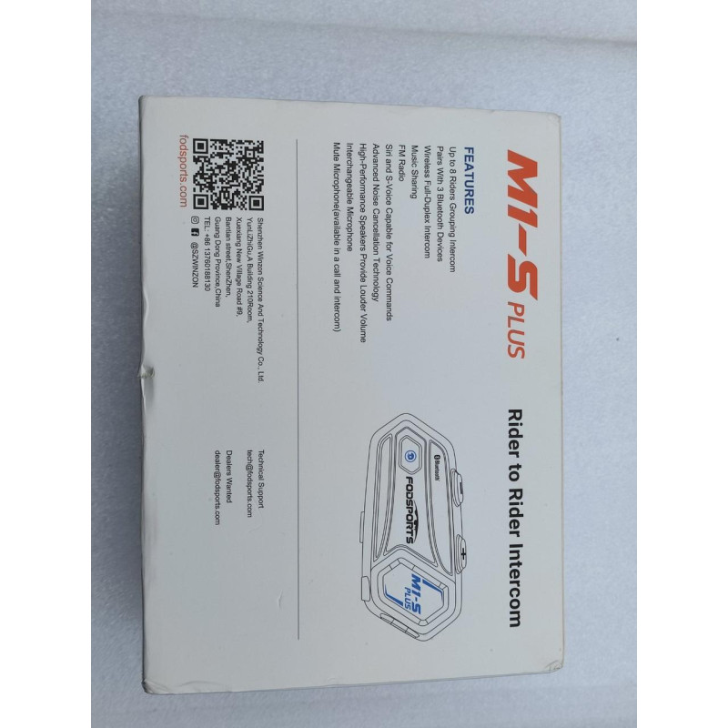 Мотогарнитура Fodsports M1-S plus