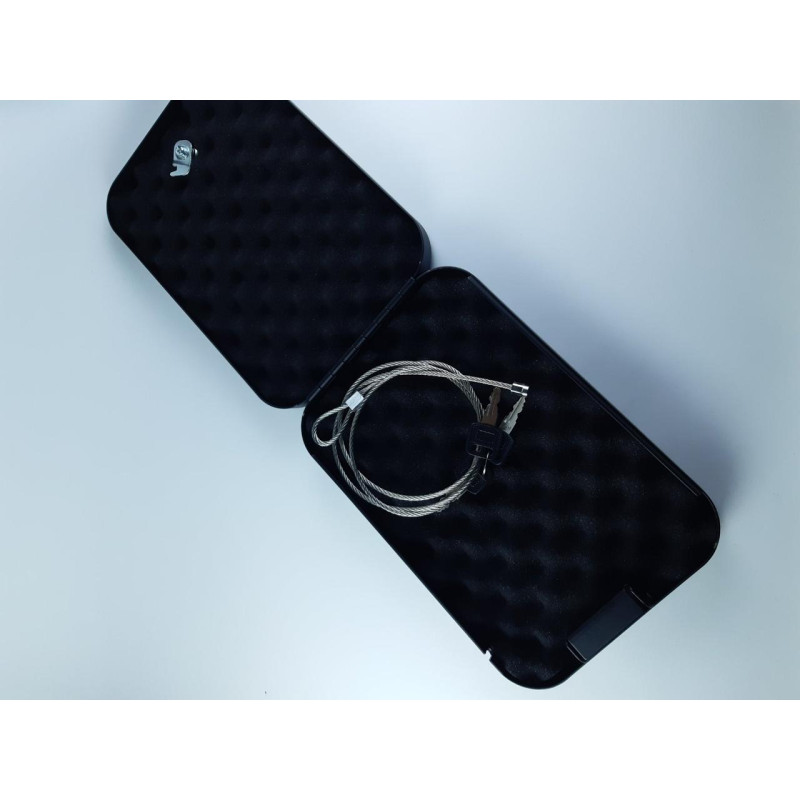 Переносной сейф для пистолета, украшений, ключей, документов, денег с кодовым замком 24х16х5