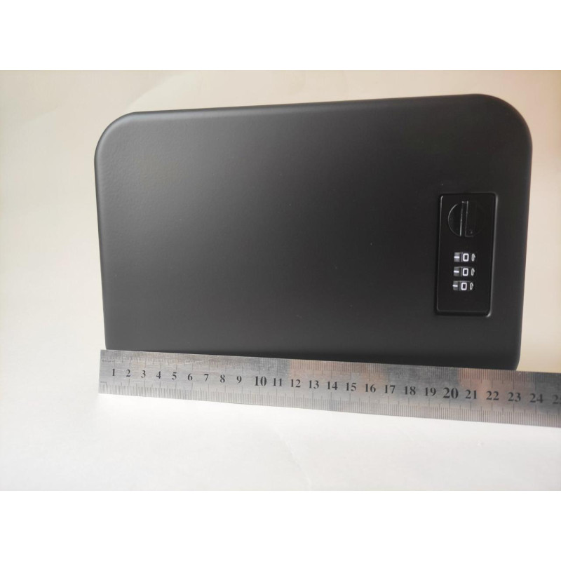 Переносной сейф для пистолета, украшений, ключей, документов, денег с кодовым замком 24х16х5