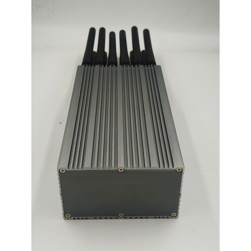 Потужна 12-ти канальна портативна глушилка 2G/3G/4G/5G, WiFi та GPS